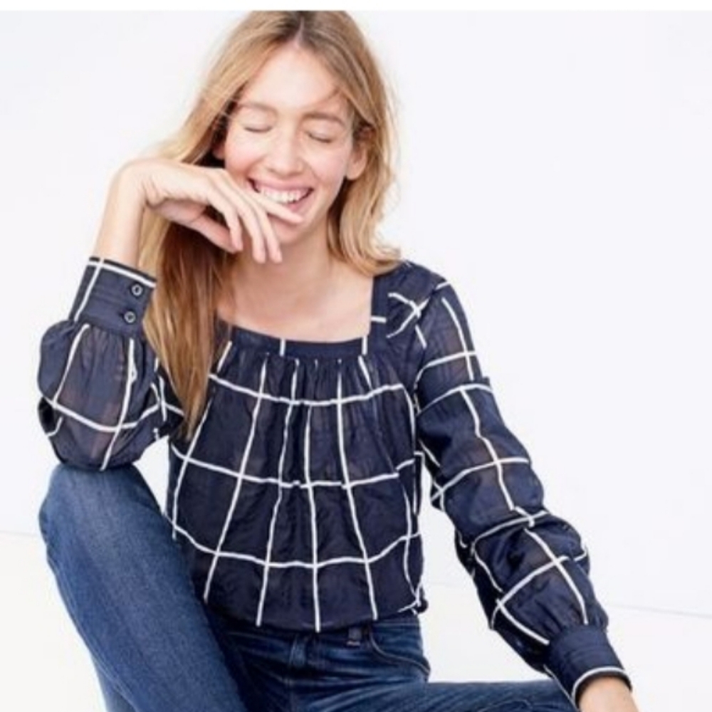 Womens J crew top blouse